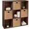 Best Choice Products 9-Cube Bookshelf, 13.5in Display Storage System, Organizer w/ Removable Back Panels
